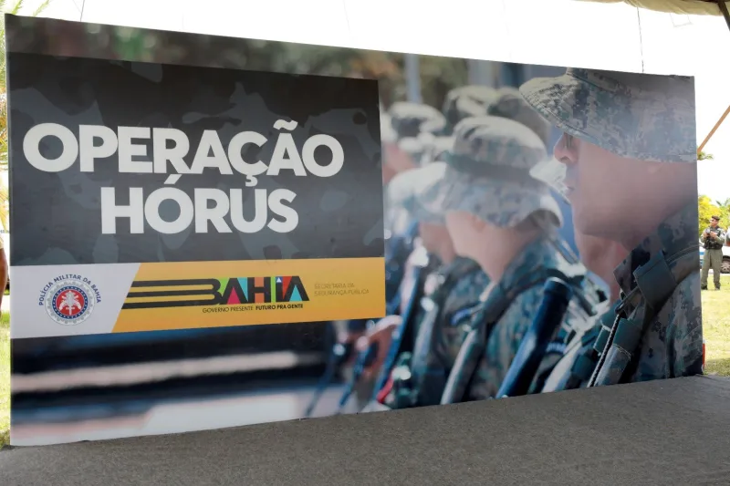 Operação Hórus da Polícia Militar da Bahia é lançada em Salvador com objetivo de diminuir os crimes violentos 