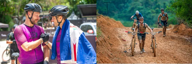 Rodrigo Hilbert chega ao lugar mais alto do pódio na Brasil Ride 2024 