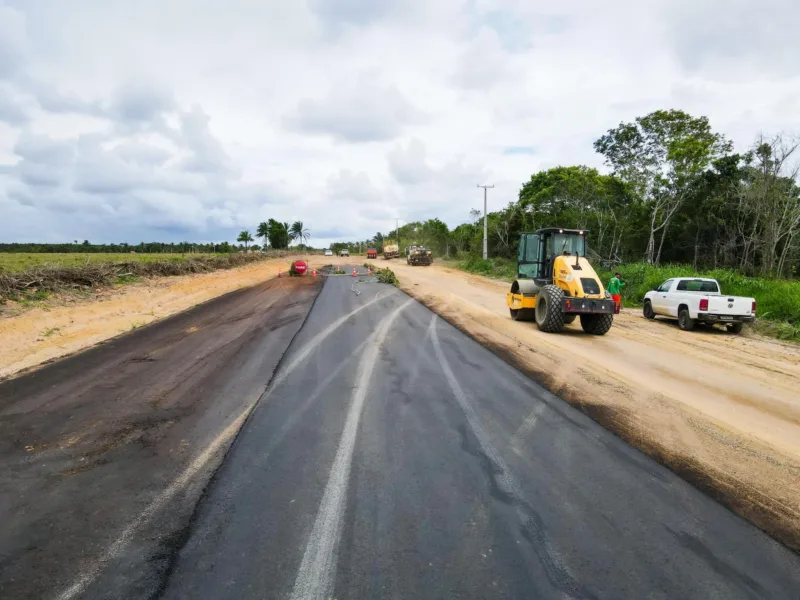 32 km de progresso: pavimentação transforma acesso a Cumuruxatiba