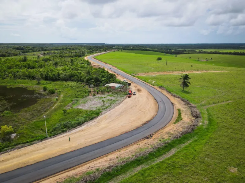 32 km de progresso: pavimentação transforma acesso a Cumuruxatiba