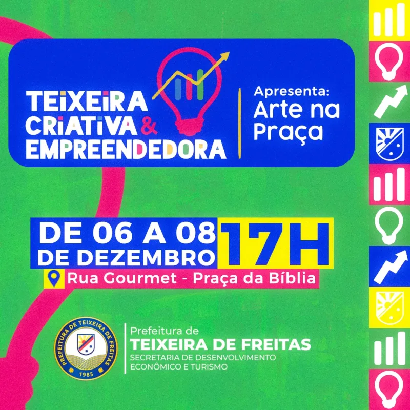 Programação natalina com Texas Instrumental Music, Arte na Praça e opções Gastronômicas marcam o fim de semana em Teixeira