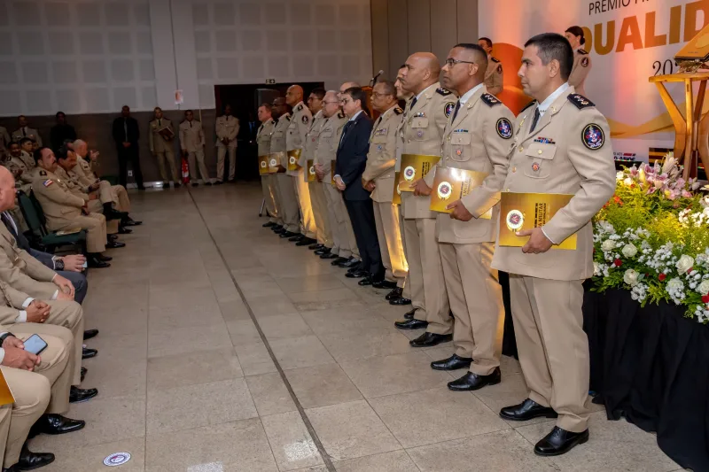 87ª CIPM de Teixeira de Freitas recebe em Salvador o 7º Prêmio Polícia Militar de Gestão da Qualidade