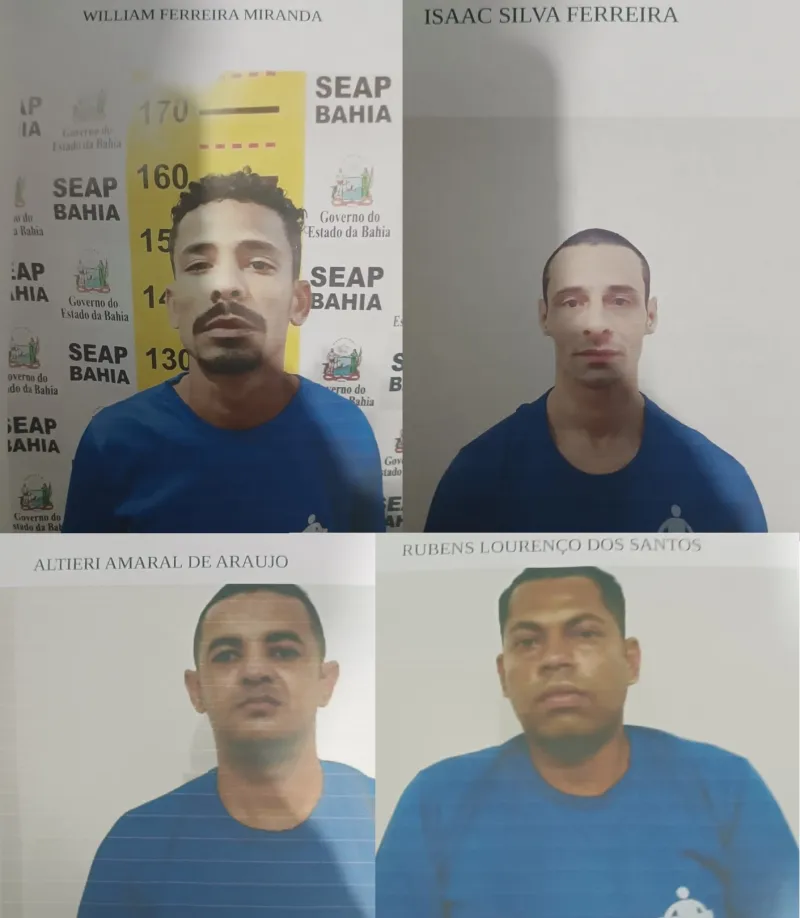 Criminosos invadem presídio em Eunápolis e liberam 16 detentos, veja quem são os fugitivos