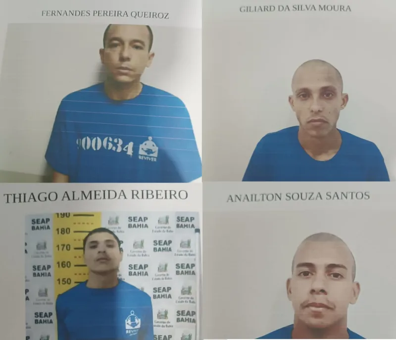 Criminosos invadem presídio em Eunápolis e liberam 16 detentos, veja quem são os fugitivos