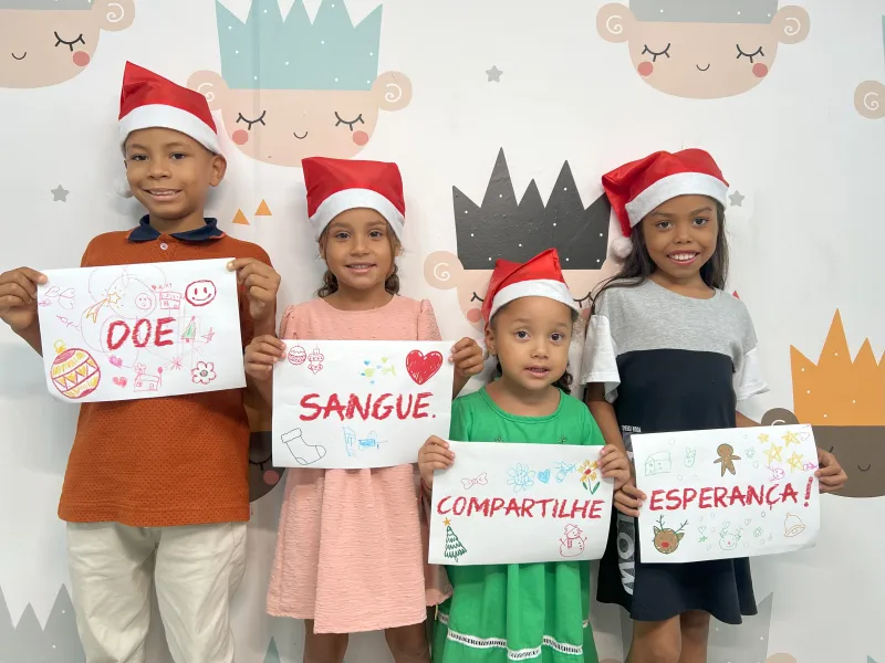 Campanha de Natal da Hemoba incentiva a doação para reforçar o estoque de sangue