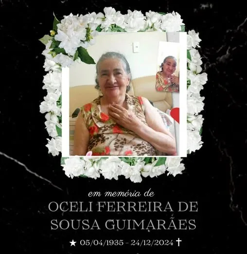 Mãe do prefeito eleito Bemtivi, Dona Oceli Guimarães, falece aos 89 anos