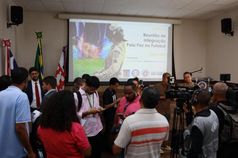 Polícia Militar e instituições parceiras discutem prevenção à violência nos estádios de futebol da Bahia