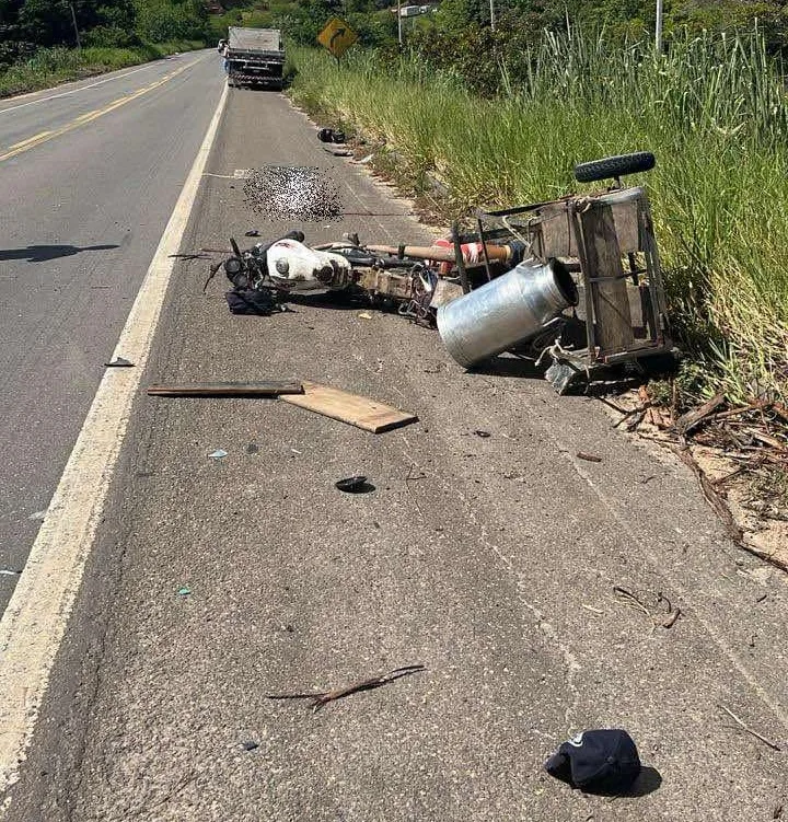 Grave acidente em Nova Viçosa deixa uma vítima fatal e outra gravemente ferida