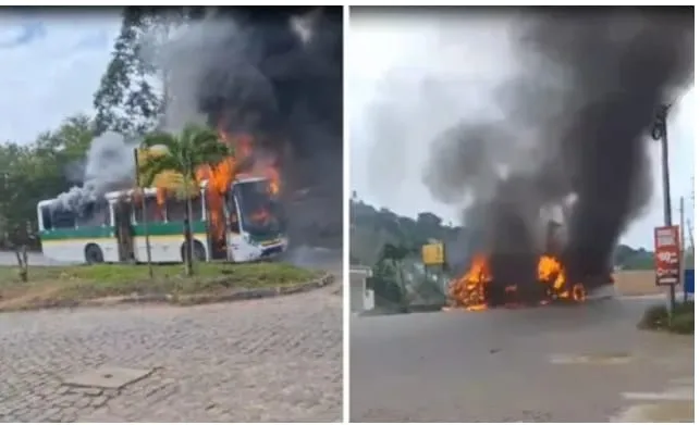 Polícia Civil conclui investigação sobre queima de ônibus da Viação Itamaraju e indicia dois homens pelo crime