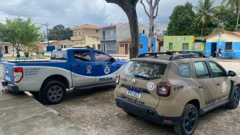 Ação conjunta da Polícia Civil e Polícia Militar cumprem mandados de busca e apreensão em Belmonte