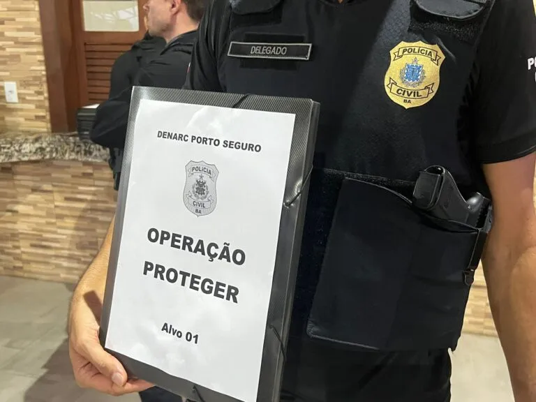   Cerca de 60 policiais civis participam da Operação Proteger em Porto Seguro para combater o tráfico de drogas