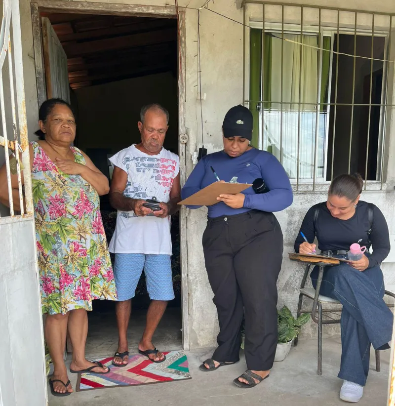 Prefeitura de Medeiros Neto realiza visitas do CRAS aos idosos do povoado de Juracitaba