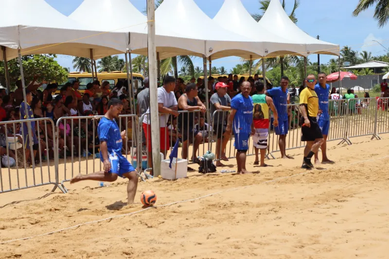 Baba da Orla é tricampeão de Beach Soccer nos Jogos de Verão 2025 em Nova Viçosa