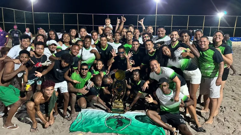 Baba da Orla é tricampeão de Beach Soccer nos Jogos de Verão 2025 em Nova Viçosa