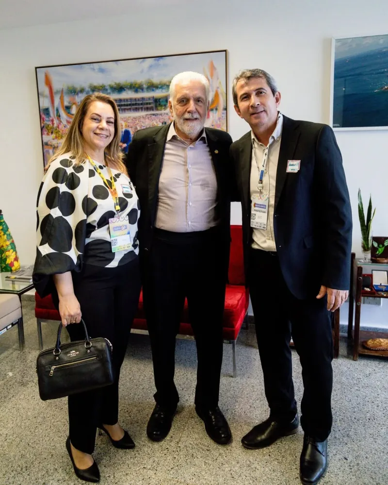 Prefeito Bemtivi participa em Brasília do Encontro de Prefeitos