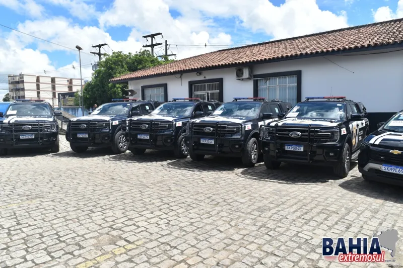 Unidades da 8ª COORPIN recebem novas viaturas para reforço da Polícia Civil na Costa das Baleias