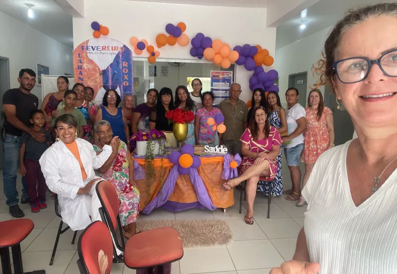 Prefeitura de Medeiros Neto realiza campanha de conscientização sobre saúde em fevereiro roxo e laranja