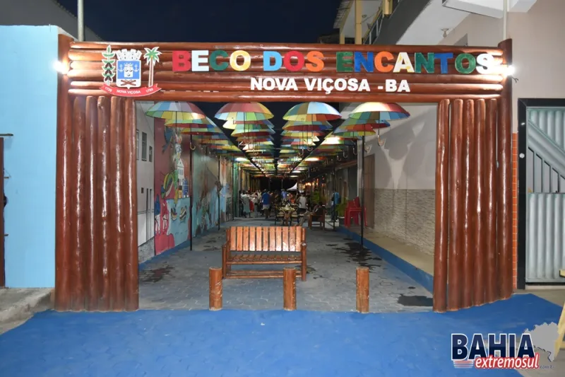 Nova Viçosa ganha novo cartão-postal: Beco Vila Peruípe é inaugurado