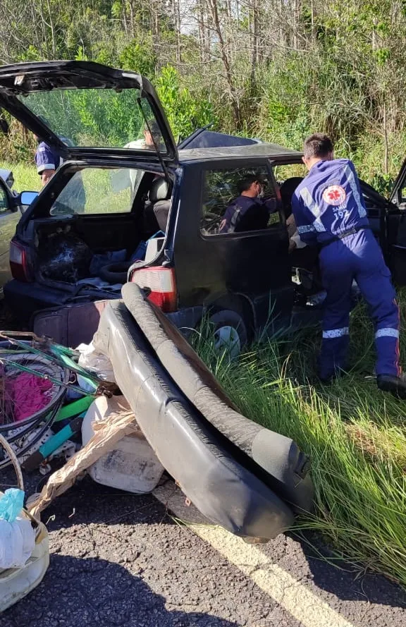 Uma pessoa morre e outra fica ferida em acidente  na BA-489 que liga Prado a Itamaraju 