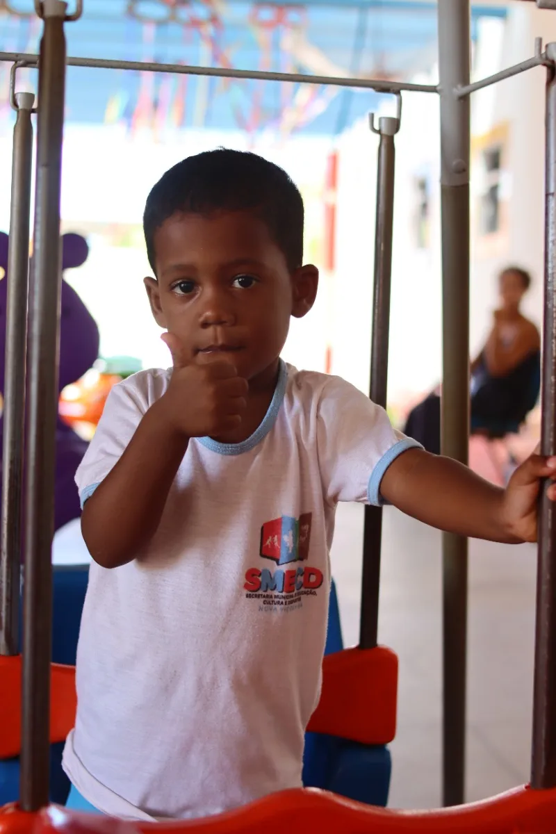 Prefeitura de Nova Viçosa entrega novos equipamentos para Creche Municipal Pequeno Príncipe