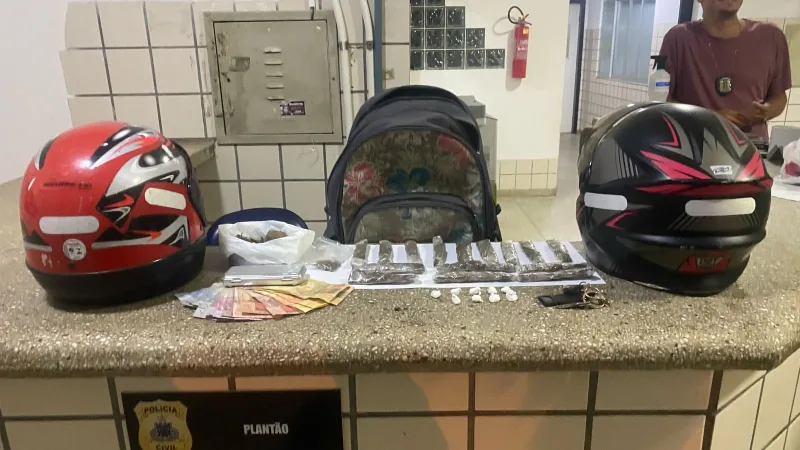 Polícia Militar prende casal por tráfico de drogas em Teixeira de Freitas