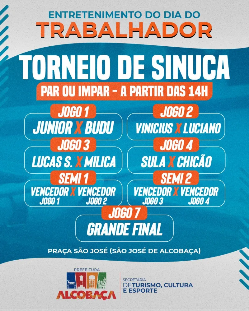 São José de Alcobaça celebra o Dia do Trabalhador com quatro dias de festa, esporte e música