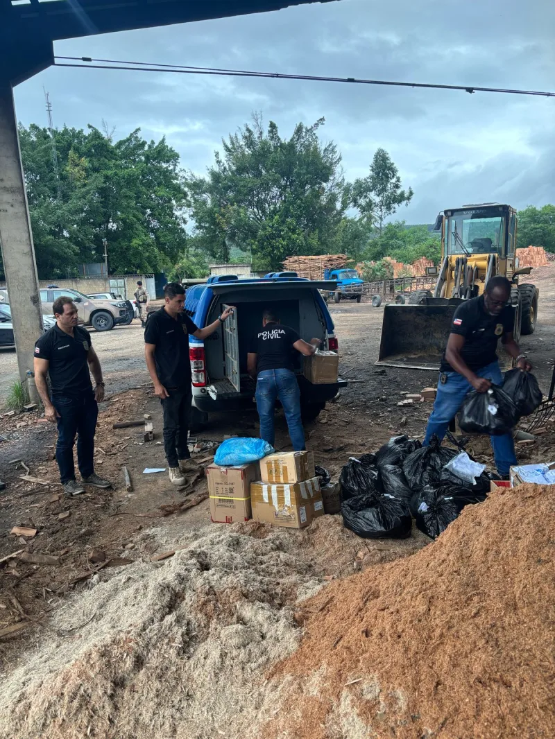 Polícia Civil incinera mais de 170 kg de drogas em Teixeira de Freitas