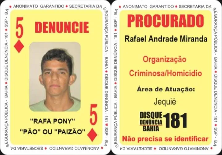 FICCO Bahia, PC e PM prendem 5 de ouro do Baralho do crime, responsável por armazenamento de armas e munições