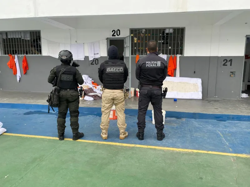 Presídio de Eunápolis passa por revista geral cinco meses após fuga em massa