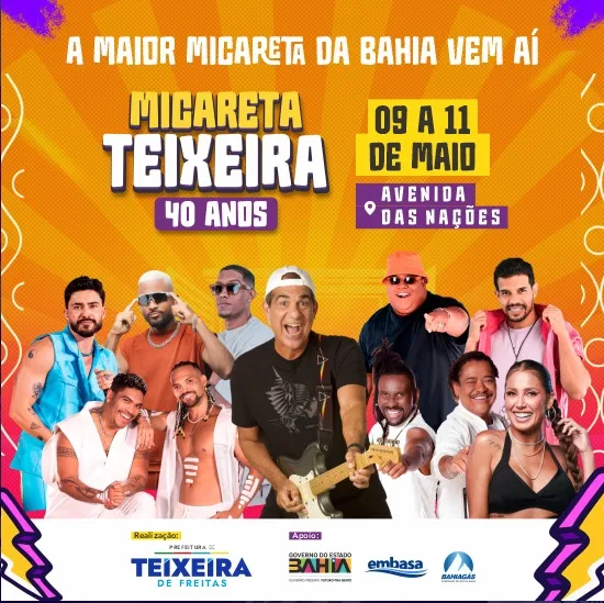 Teixeira de Freitas comemora 40 anos de história com Ato Cívico e programação especial nesta sexta-feira (09)