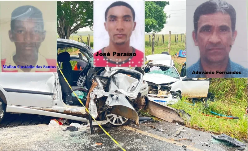 Grave acidente na BA-290 deixa três mortos e três feridos em colisão frontal em Teixeira de Freitas