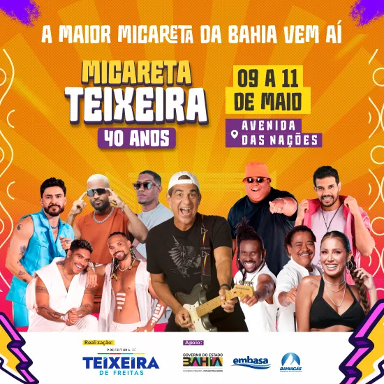 Quase tudo pronto  -Teixeira de Freitas celebra 40 anos com a maior micareta do Extremo Sul da Bahia