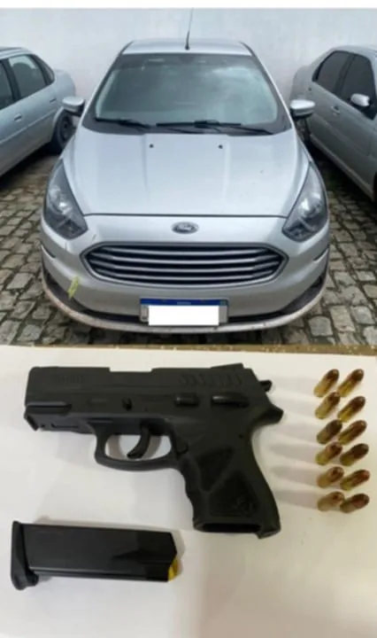 Polícia Militar prende homem de 38 anos por porte ilegal de arma de fogo em Teixeira de Freitas