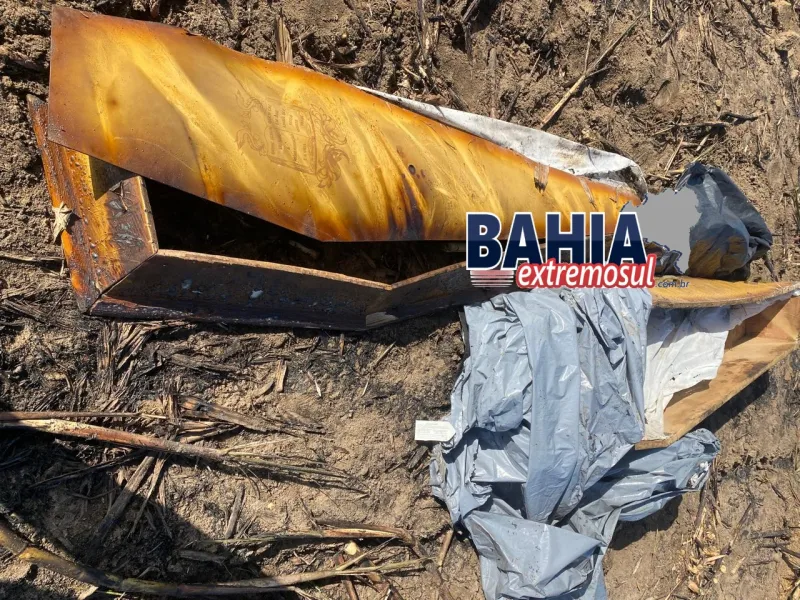 Mistério : Caixão vazio é encontrado em canavial na zona rural de Medeiros Neto
