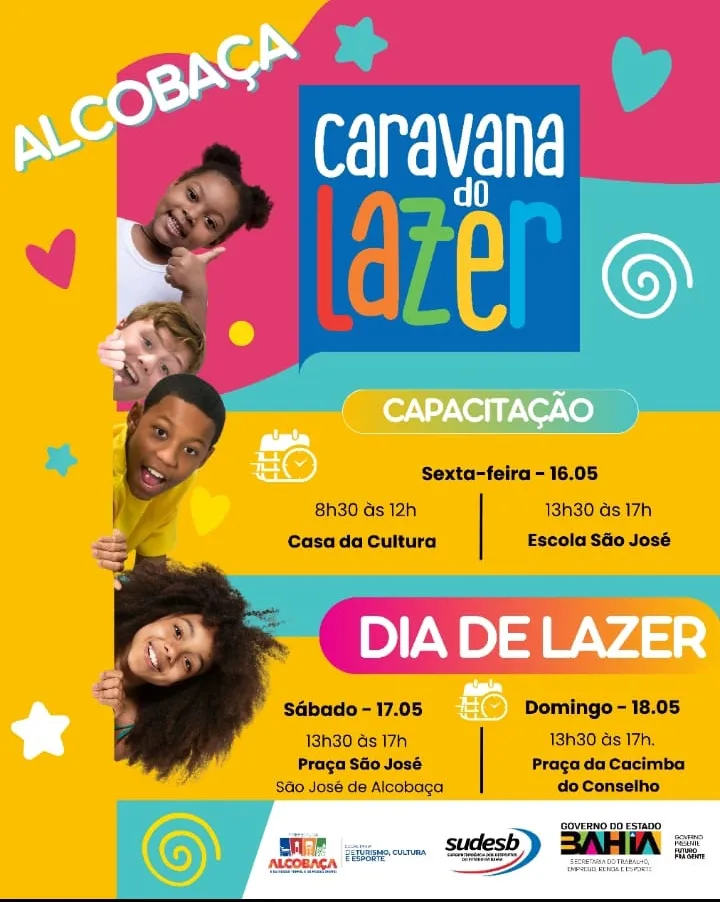 Caravana do Lazer chega a Alcobaça com programação gratuita para toda a família!