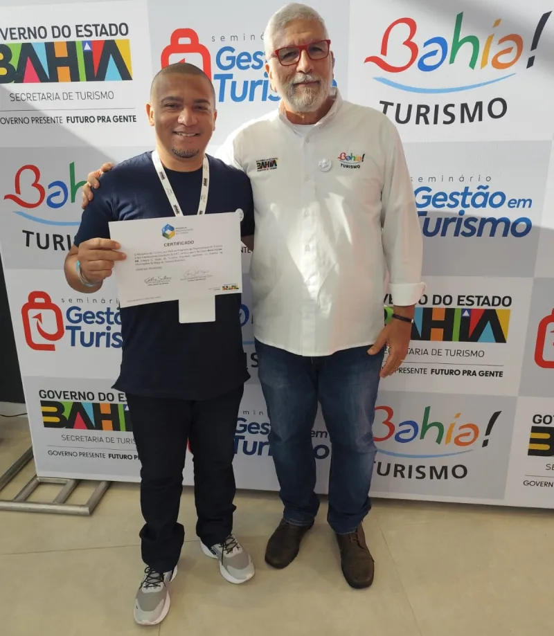 Diretor de Turismo de Nova Viçosa participa de seminário sobre Gestão em Turismo em Feira de Santana