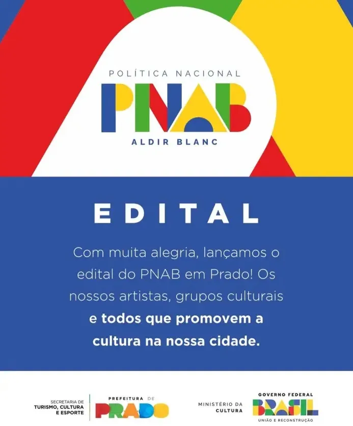 Prado lança edital da Política Nacional Aldir Blanc para fomento à cultura