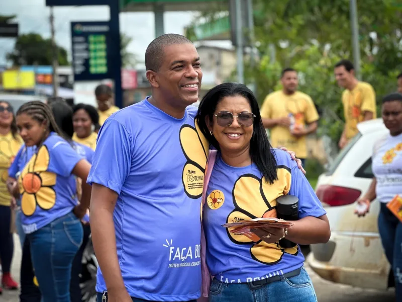 Prefeitura do Prado realiza caminhada do Maio Laranja e reforça combate à exploração sexual de crianças e adolescentes