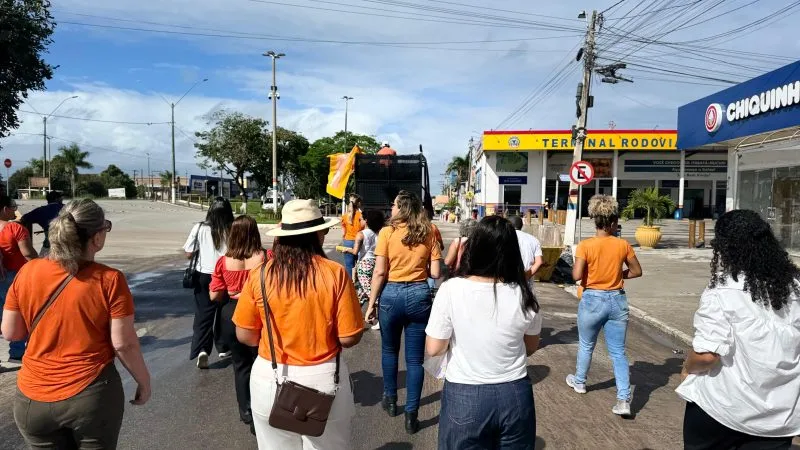 Caminhada em Itabatã reforça ações da campanha “Faça Bonito”, pela mobilização contra o abuso sexual infantil
