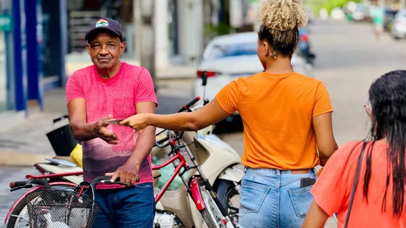 Caminhada em Itabatã reforça ações da campanha “Faça Bonito”, pela mobilização contra o abuso sexual infantil