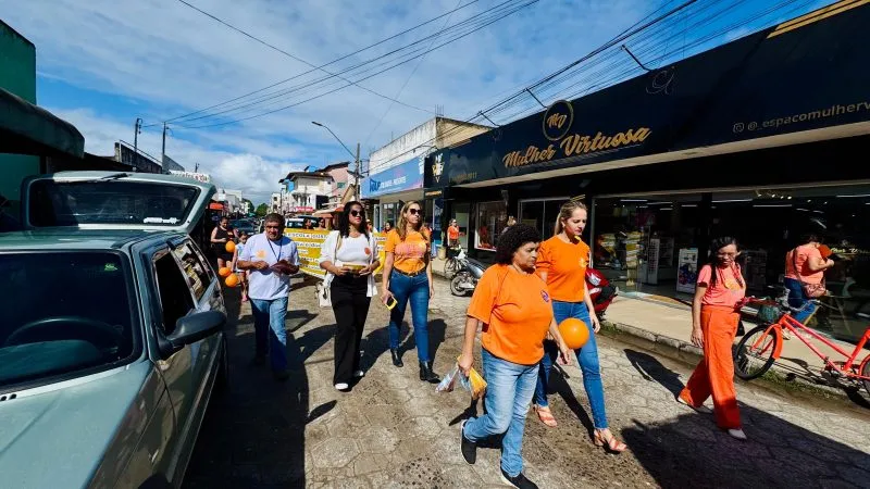 Caminhada em Itabatã reforça ações da campanha “Faça Bonito”, pela mobilização contra o abuso sexual infantil