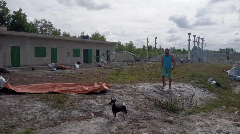Imagens mostram o que sobrou da empresa que explodiu em São Mateus/ES matando um trabalhador e deixando outro em estado grave