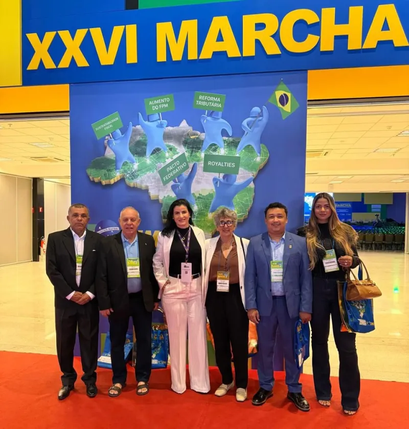 Gestores de Nova Viçosa participam da XXVI Marcha a Brasília em Defesa dos Municípios