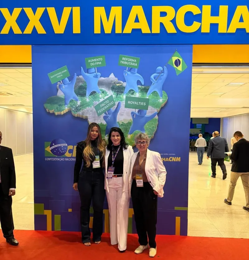 Gestores de Nova Viçosa participam da XXVI Marcha a Brasília em Defesa dos Municípios