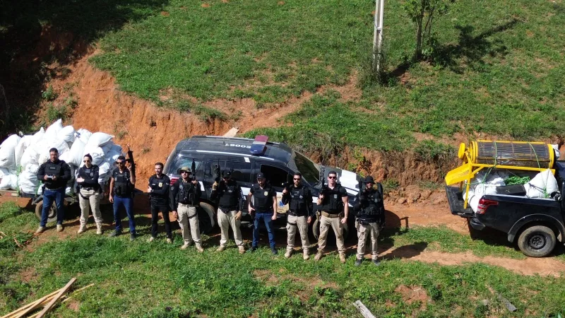 Droga avaliada em mais de 2 milhoes é apreendida pela Polícia Civil na Operação Amordaçar  em Itamaraju