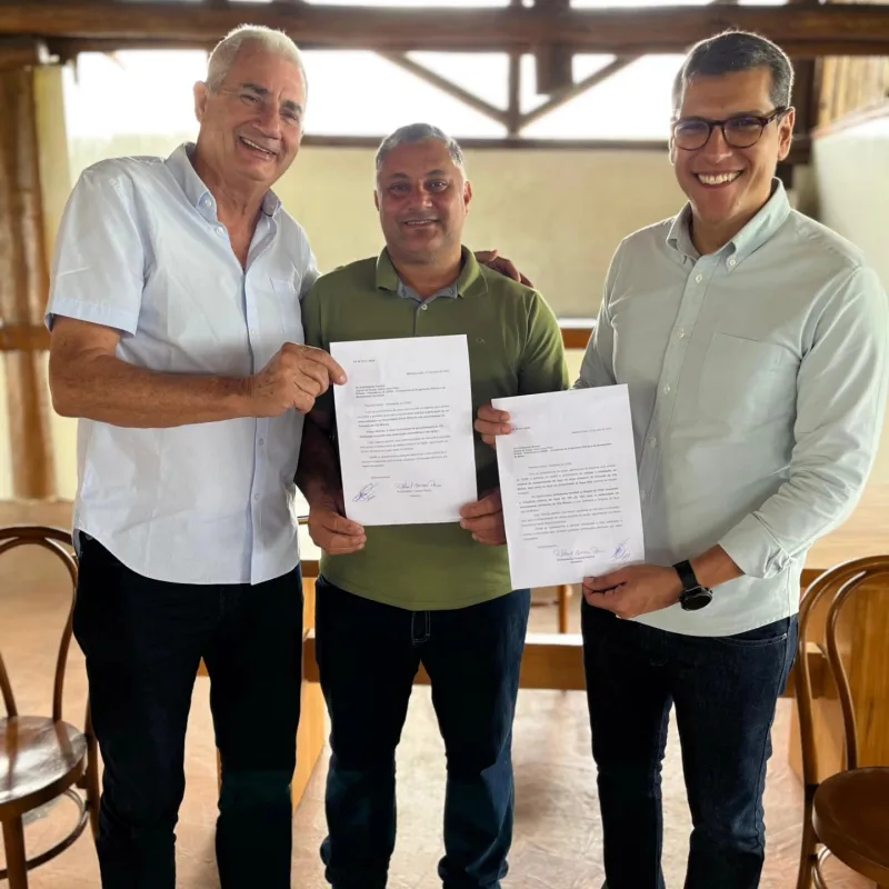 Prefeito Beto Pinto recebe presidente da Cerb em roda de conversa sobre barragem em Medeiros Neto