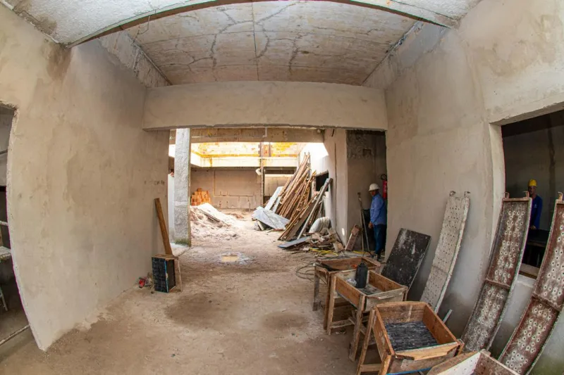 Obra da Nova Escola Municipal Recreio avança no bairro Bela Vista em Teixeira de Freitas