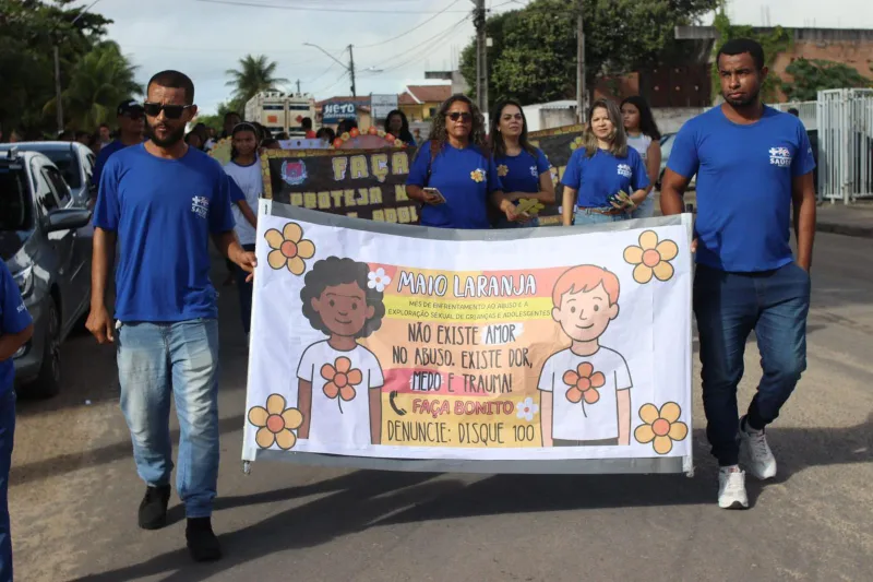 Maio Laranja: Nova Viçosa realiza caminhada contra a exploração sexual de crianças e adolescentes