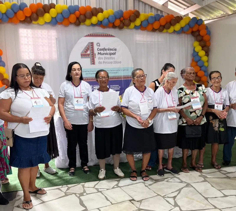 Assistência Social e Conselho do Idoso de Medeiros Neto realizam a 4ª Conferência Municipal da Pessoa Idosa 