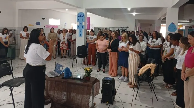 Mais de 200 profissionais participam da 2ª etapa de formação em educação infantil em Mucuri